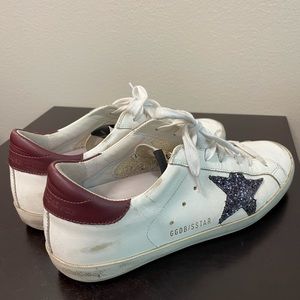 Golden Goose superstar glitter star sneakers 37